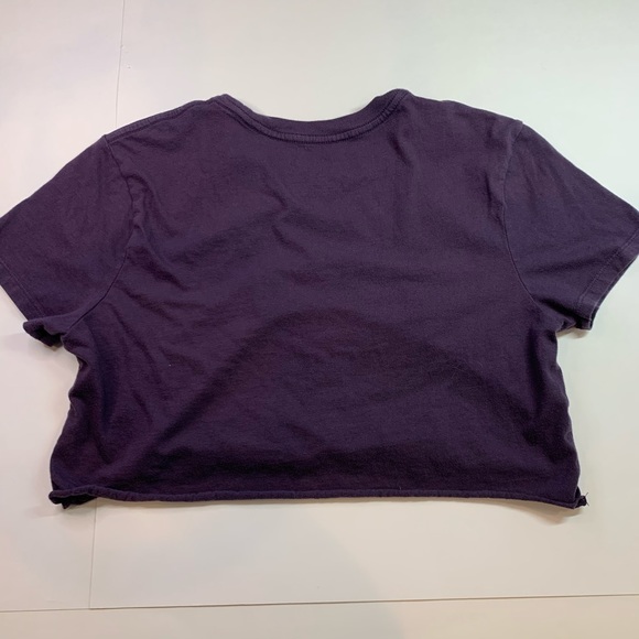 Astrology purple cropped tshirt - Picture 3 of 3